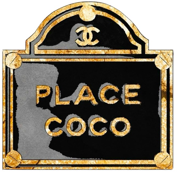 Coco Chanel plaque sign luxury wall art home decor - Picture 1 of 1